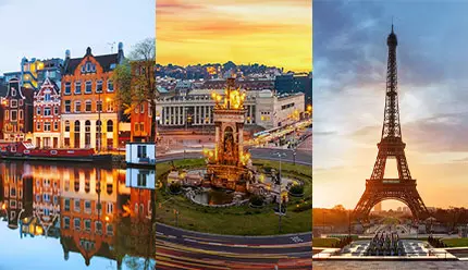 تور اسپانیا+فرانسه(4شب بارسلون+3شب پاریس)  1405