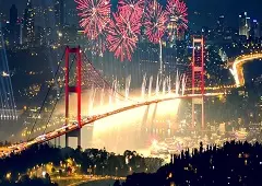 جشن سال نو میلادی 2020 در استانبول