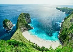 نمای زیبا از جزیره زیبا نوسا پنیدا