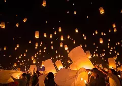 جشنواره جذاب و دیدنی بالن آرزوها در دبی