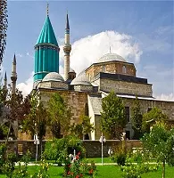 آرامگاه مولوی در شهر قونیه